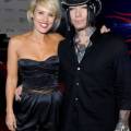 DJ Ashba and actress Nicky Whelan with Silver Jeans Co. d...